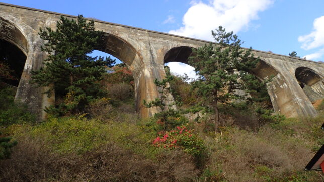 旧戸井線コンクリートアーチ橋